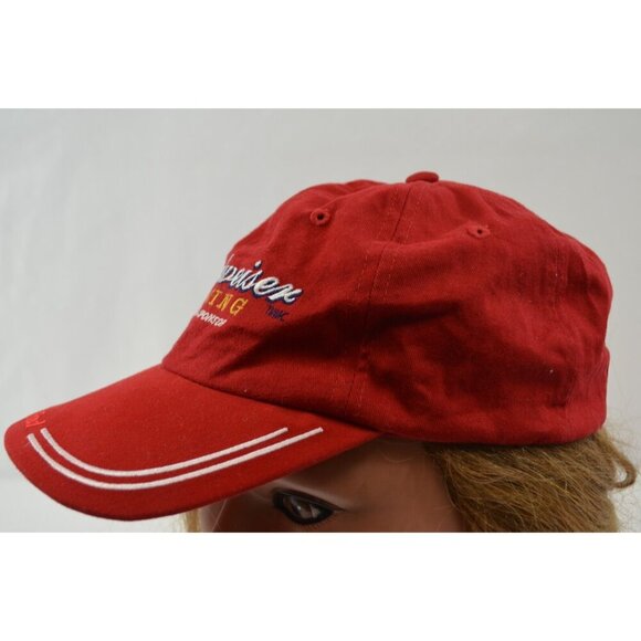 Budweiser Strapback Cap Hat Cotton Proud Sponsor Car Racing NASCAR Checkered - Picture 4 of 8
